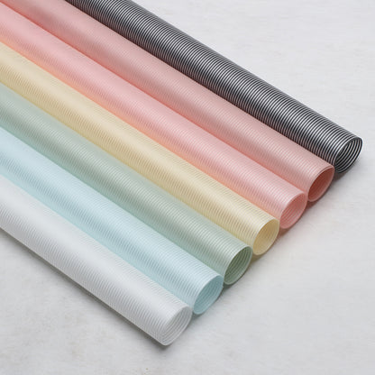 20pcs Frosted Stripe Cellophane Wrap (57x57cm)