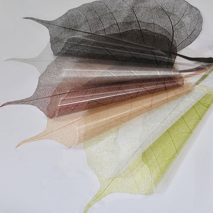 20pcs Leaf Shaped Bouquet Cellophane Wrap