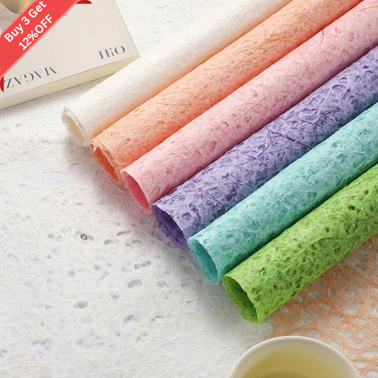 10pcs Natural Fiber Craft Paper for Bouquets (50x70cm)