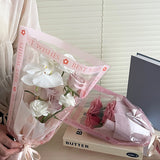 Load image into Gallery viewer, Transparent Bouquets Bags with Frame Pack 50