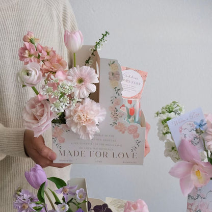 10pcs Handheld Coffee Flower Gift Boxes