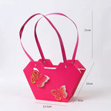 Load image into Gallery viewer, 10pcs Butterfly Floral Gift Bag Bouquet Carrier