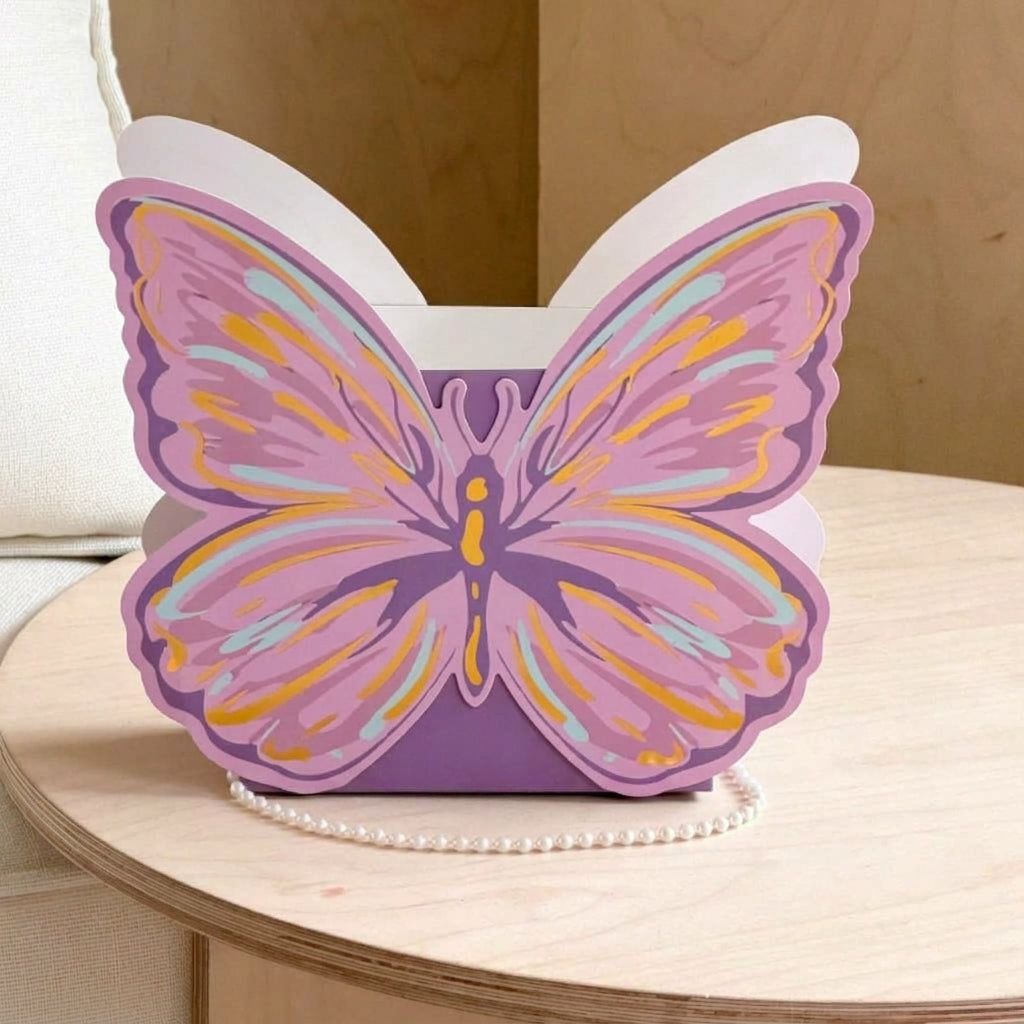 Butterfly Bouquet Box with Pearl Handle Pack 5
