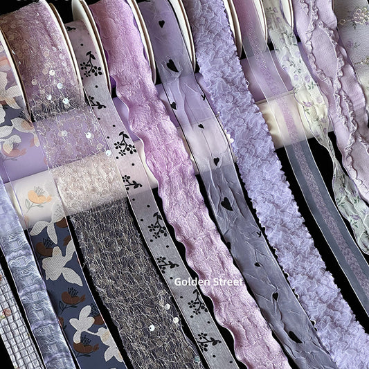 Romantic Purple Series Florist Ribbon