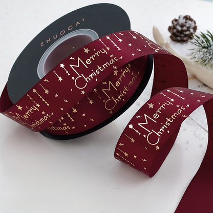 24 Yards Christmas Satin Ribbon for Crafts