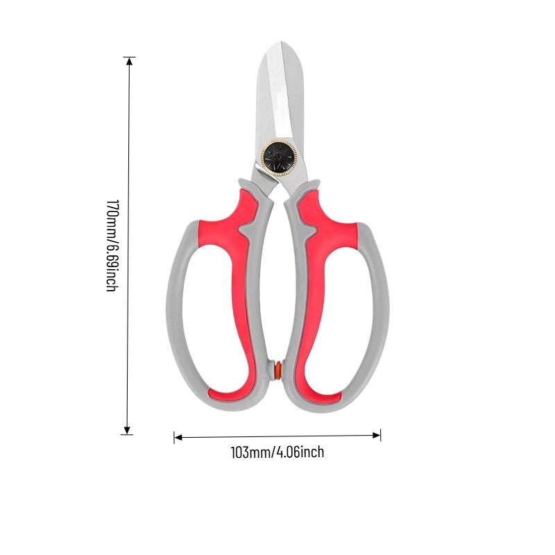 Ciseaux de fleuriste ergonomiques résistants à la rouille