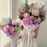 Load image into Gallery viewer, 10pcs Elegant Floral Bouquet Wrap Paper (44x58cm)