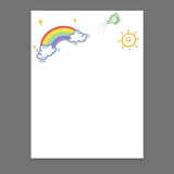 Load image into Gallery viewer, 10pcs Rainbow Flower Wrapping Paper (38x50cm)