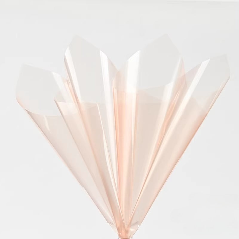 20pcs Colored Clear Cellophane Wrap Sheet (58x58cm)