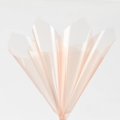 20pcs Colored Clear Cellophane Wrap Sheet (58x58cm)