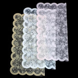 Load image into Gallery viewer, 20pcs Wave-Edge Floral Lace Cellophane Wrap (58x58cm)