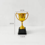 Load image into Gallery viewer, Golden Trophy Flower Arrangement Container