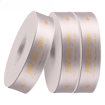 JUST LOVE YOU Satin Ribbon (2.5cmx40Yd)