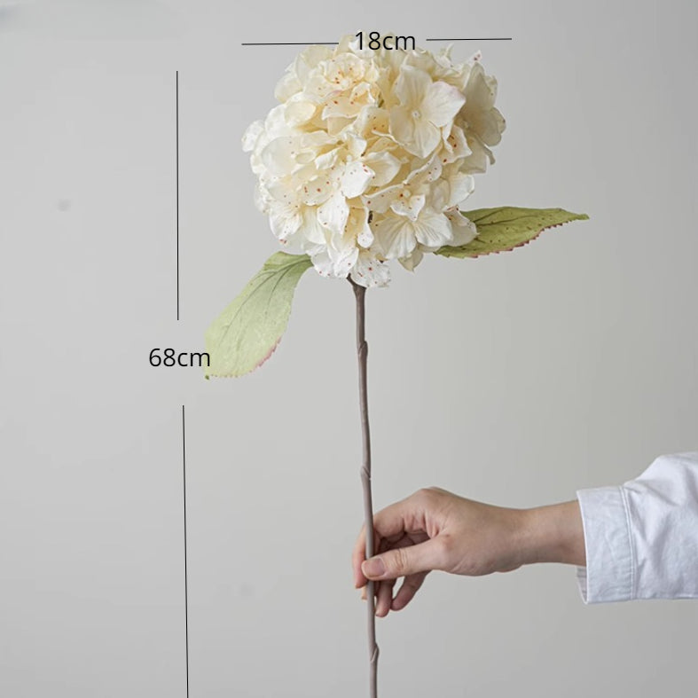 27" Vintage Artificial Hydrangea Stem