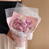 Load image into Gallery viewer, 10pcs Artistic Spliced Mesh Flower Wrap Paper (50x58cm)