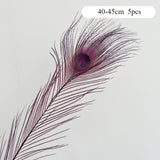 Load image into Gallery viewer, Peacock Feather for Bouquet Decoration Pack 5