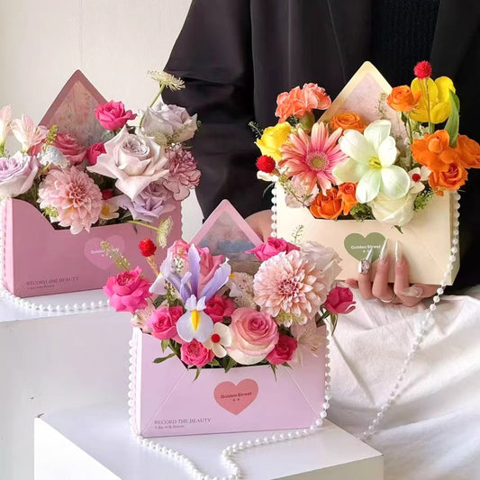 10pcs Envelope Shaped Bouquet Gift Box