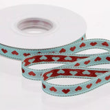Load image into Gallery viewer, Double-sided Heart Ribbon for Valentine's Day (1cmx15Yd)