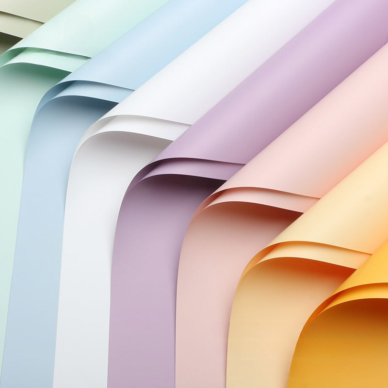 20pcs Matte Korean Flower Wrap Paper (59x59cm)