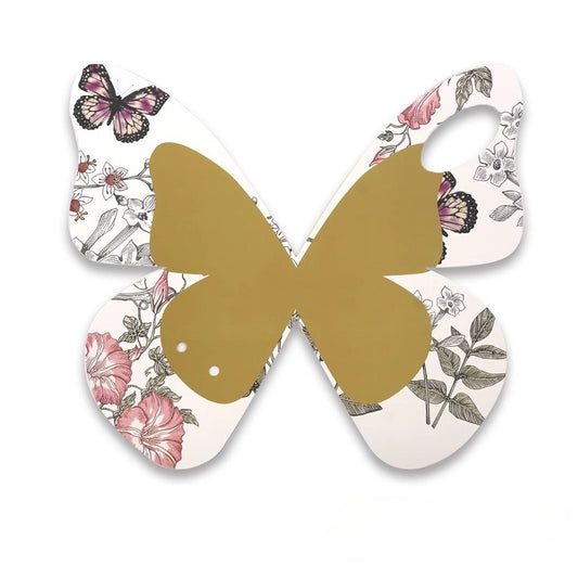 Butterfly Single Stem Floral Card Holder Pack 10