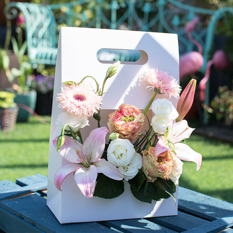 5pcs Flower Gift Box with Cut-out Design