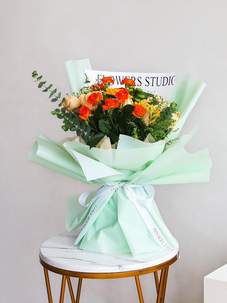 20pcs Translucent Frosted Florist Paper (58x58cm)