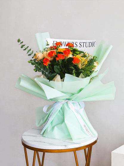20pcs Translucent Frosted Florist Paper (58x58cm)
