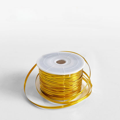 100 Yards Silver Gold Metallic Twist Ties