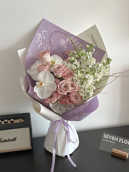 20pcs Flower Shadow Bouquet Wrap Paper (36x52cm)