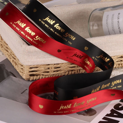 JUST LOVE YOU Satin Ribbon (2.5cmx40Yd)