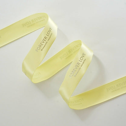 "Forever Love" Printed Satin Ribbon (25mm x 20Yd)