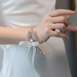 Load image into Gallery viewer, Sparkling Rhinestone Butterfly Wrist Corsage