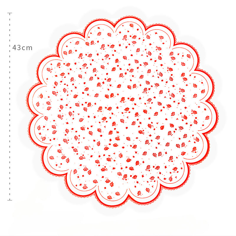 17'' Round Cellophane Gift Wrap Paper Pack 60