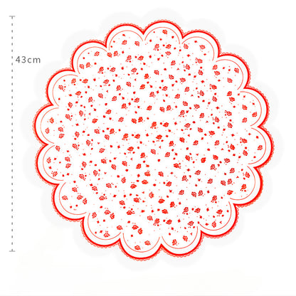 17'' Round Cellophane Gift Wrap Paper Pack 60