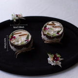 Load image into Gallery viewer, Preserved Flower Wooden Wedding Ring Box