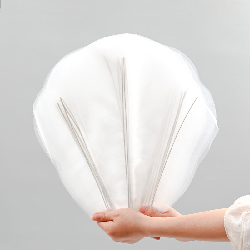 Petal Shaped Tulle for Bouquet Wrapping DIY Crafts Pack 10