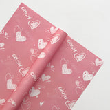 Load image into Gallery viewer, Heart Print Bouquet Wrap Paper Pack 20 (50x38cm)