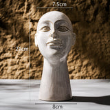 Load image into Gallery viewer, Artistic Human Face Modern Ceramic Vase