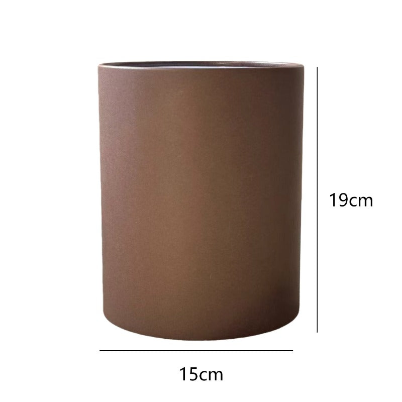 Minimalist Solid Color Round Flower Gift Box