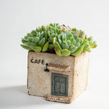 Load image into Gallery viewer, Miniature Cafe House Succulent Pot
