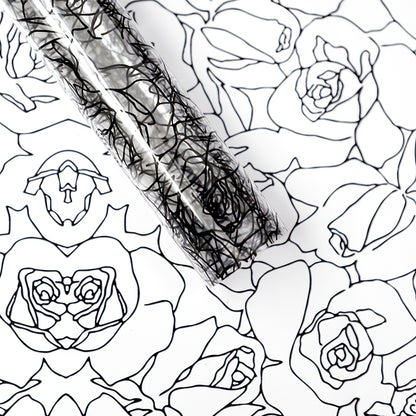 20pcs Clear Rose Cellophane Bouquet Wrap (58x58cm)