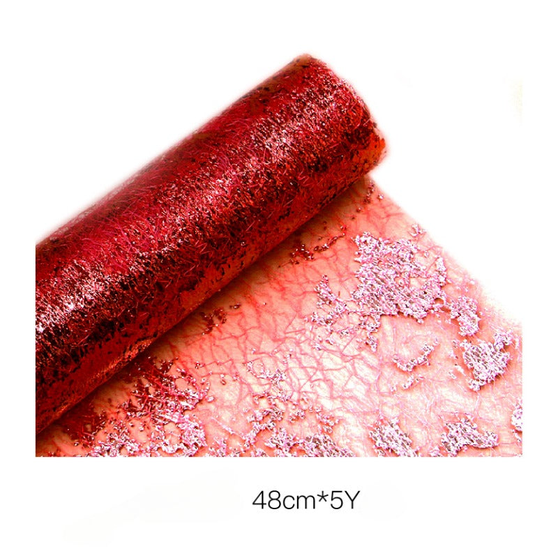 Glitter Tulle for Bouquets Wrapping (48cmx5Yd)