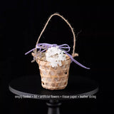 Load image into Gallery viewer, 10pcs Bamboo Lattice Small Party Favor Basket