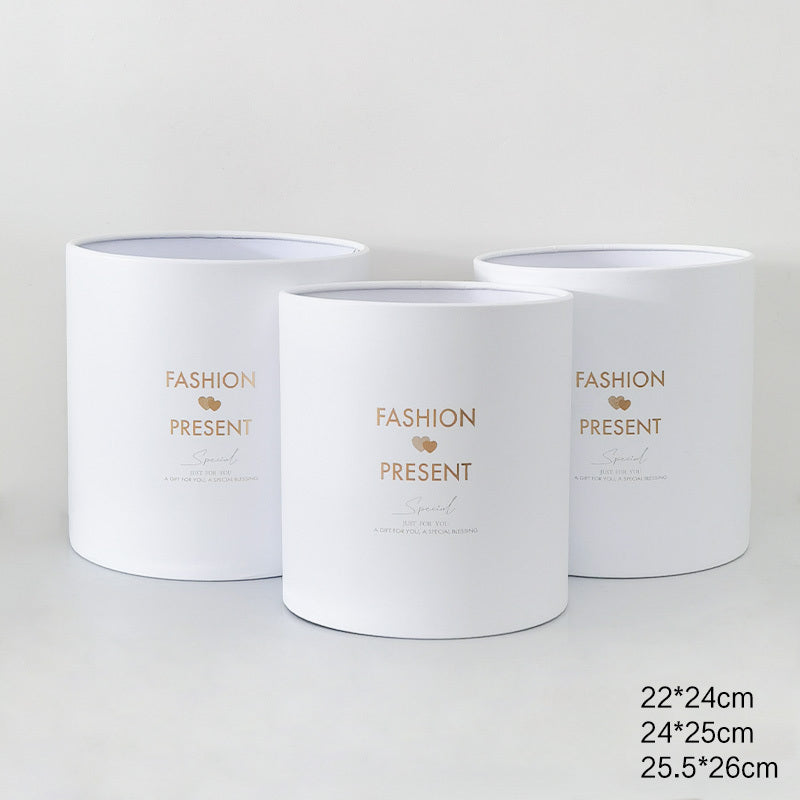 Round Flower Arrangement Boxes Set of 3