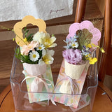 Load image into Gallery viewer, 12pcs Flower Cards with Cutout Handle