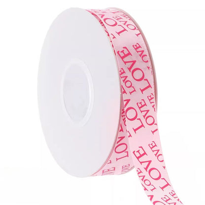 LOVE Hearts Valentine's Day Ribbon (2.5cmx40Yd)