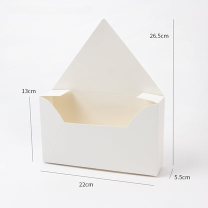 Coffret cadeau pour bouquet en forme d'enveloppe, 10 pièces