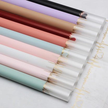 20pcs Heartbeat Frosted Cellophane Wrap (57x57cm)