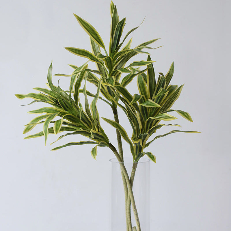 32" Artificial Variegated Lily Bamboo Stem