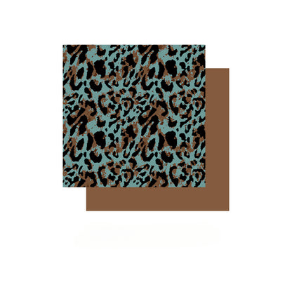 Leopard Print Paper for Flower Bouquets Pack 20 (50x50cm)